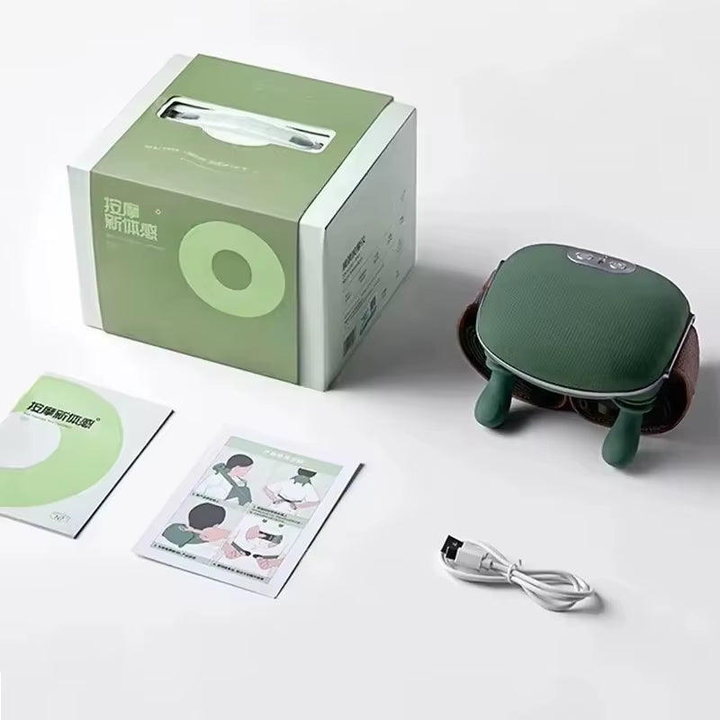 Bionic Neck Shoulder Massager Heated Back Massagers Electric Kneading Muscles Massage Pillow Neck Waist Leg Body 3-Level Modes